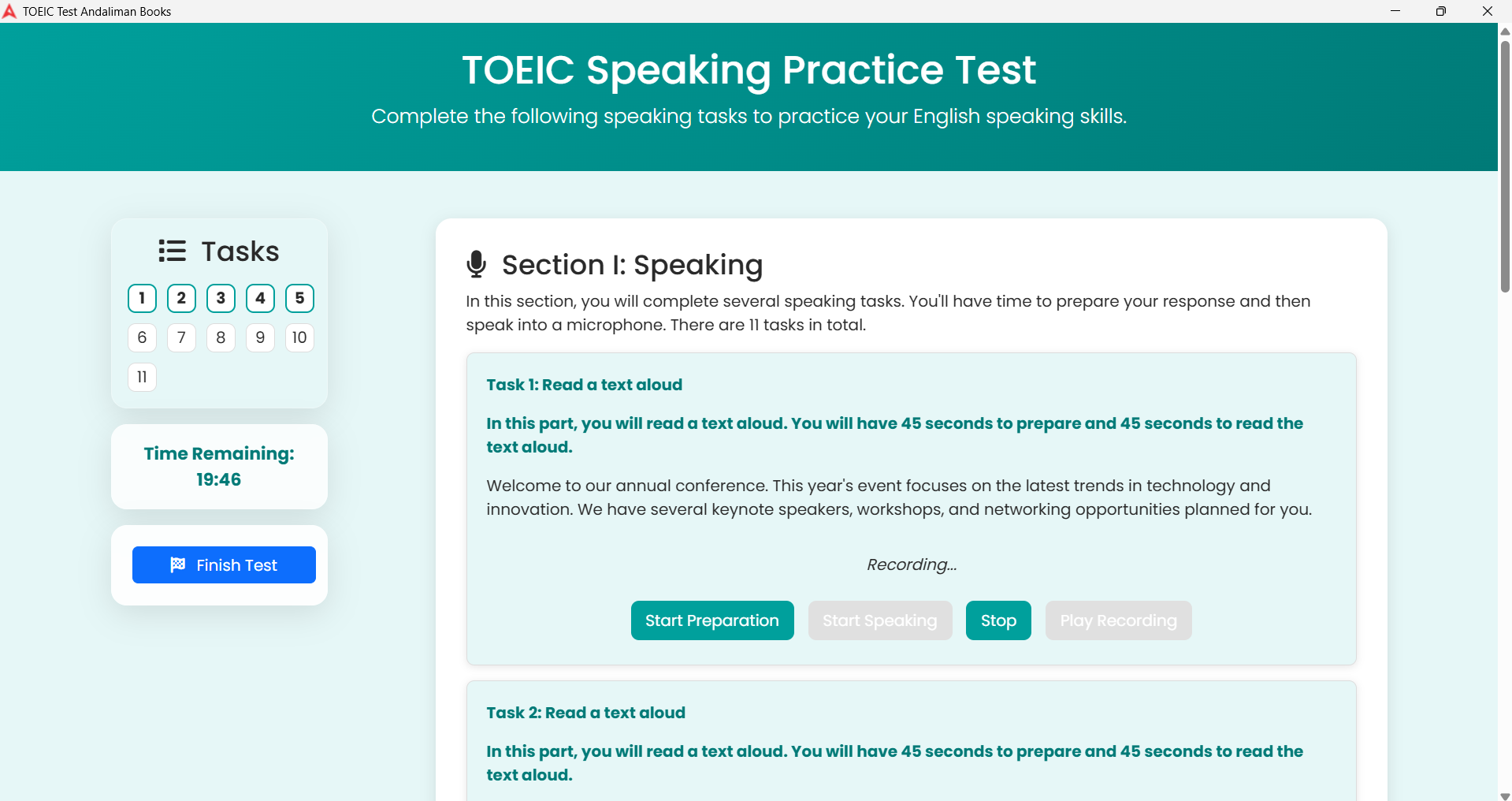 TOEIC Simulation Test 7