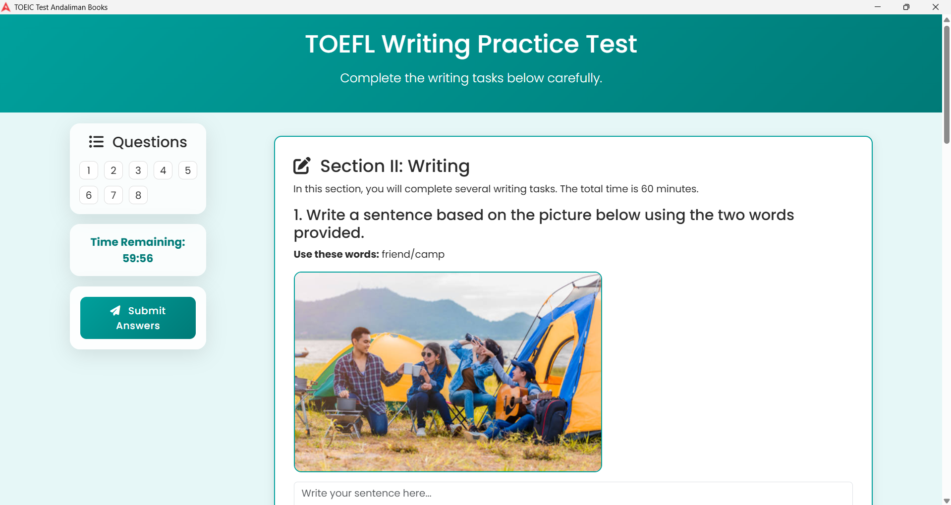 TOEIC Simulation Test 8